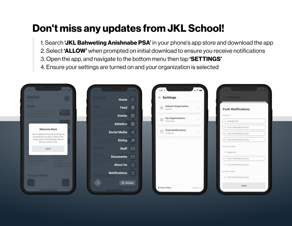 Allow notifications